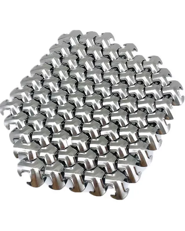 Tri-Pattern Armor Plate | Stainless Steel | 28mm