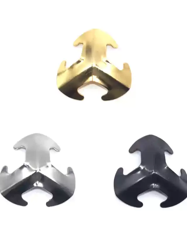 Tri-Pattern Armor Plate | Stainless Steel | 28mm