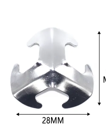 Tri-Pattern Armor Plate | Stainless Steel | 28mm