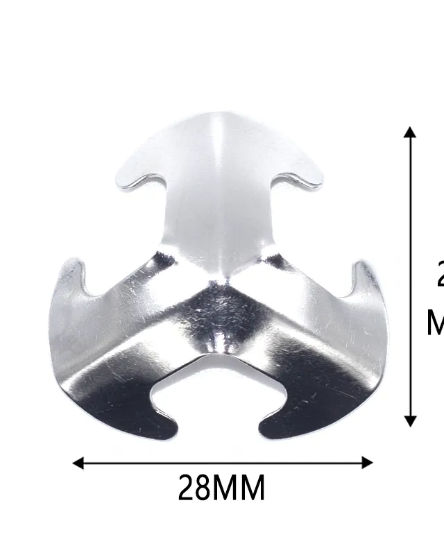 Tri-Pattern Armor Plate | Stainless Steel | 28mm