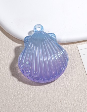 Ocean Acrylic Starfish Shell Pendant Charms DIY Jewelry Supplies