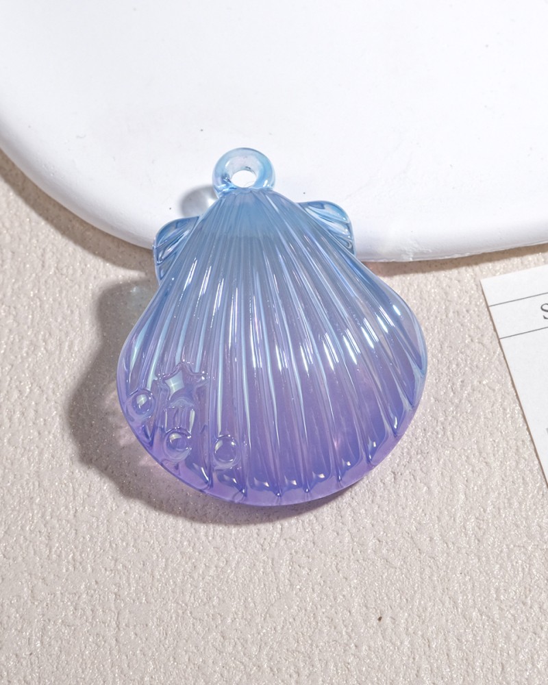 Ocean Acrylic Starfish Shell Pendant Charms DIY Jewelry Supplies