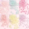 Colorful AB Flower Acrylic Loose Beads for DIY Jewelry Making