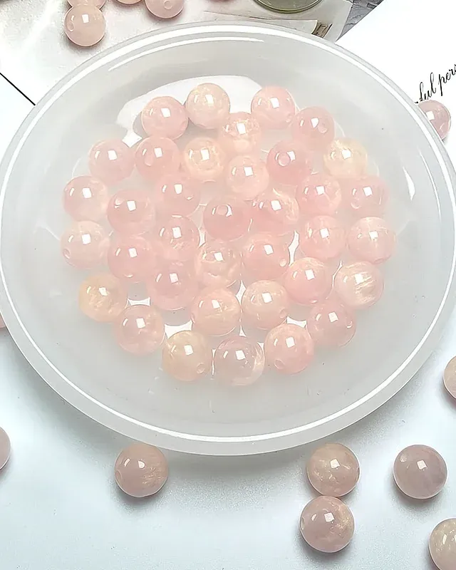 Galaxy Dream Sparkle Beads – 8mm/10mm/12mm Round Resin Beads for DIY Jewelry Making (15 Colors + Mix)
